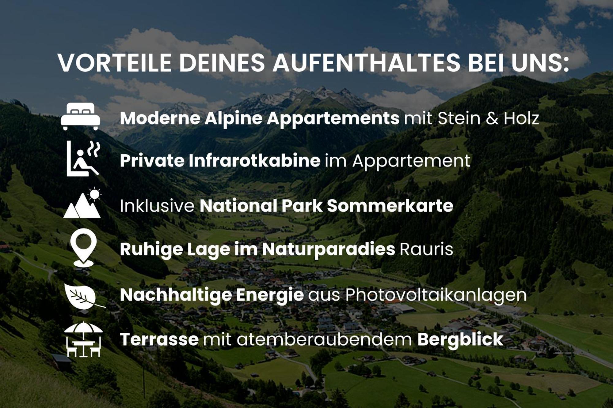Alpine Apartment Goldquell - Infrarot Kabine, National Park Sommerkarte Und Bergblick เราริส ภายนอก รูปภาพ